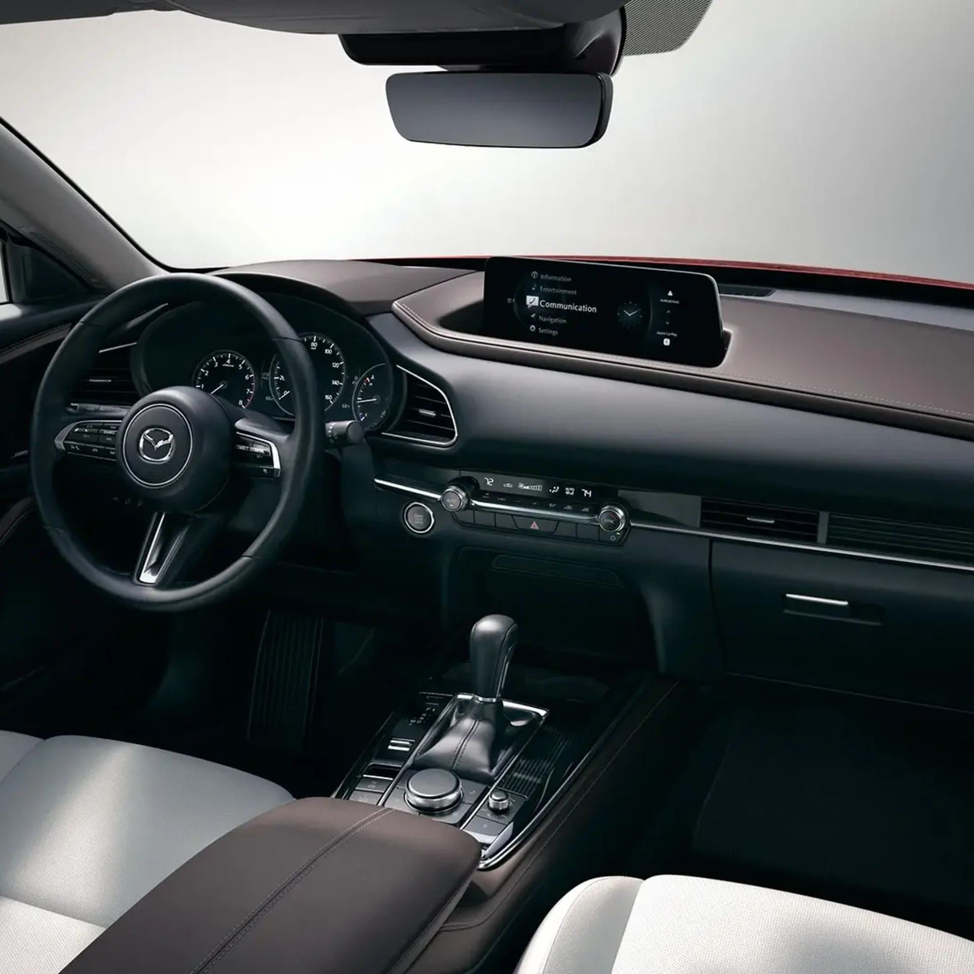 Mazda CX-30 tecnologia y lujo de punta en el interior del vehículo